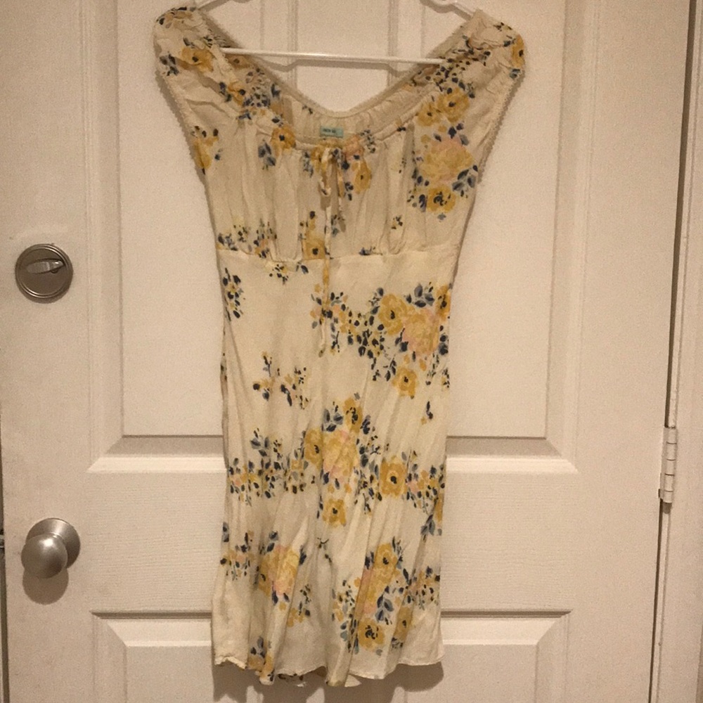 Kimchi Blue Yellow Floral Dress XS